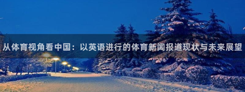 从体育视角看中国：以英语进行的体育新闻报道现状与未来展望