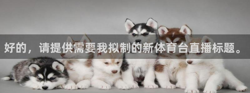 好的，请提供需要我拟制的新体育台直播标题。