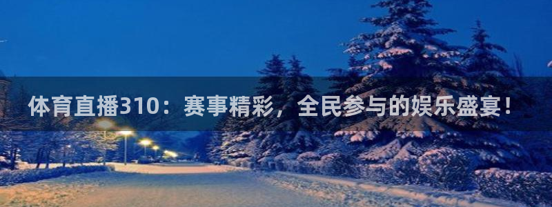 体育直播310：赛事精彩，全民参与的娱乐盛宴！