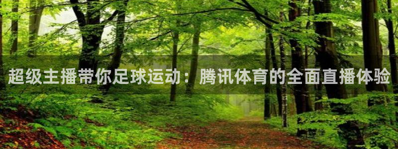 超级主播带你足球运动：腾讯体育的全面直播体验