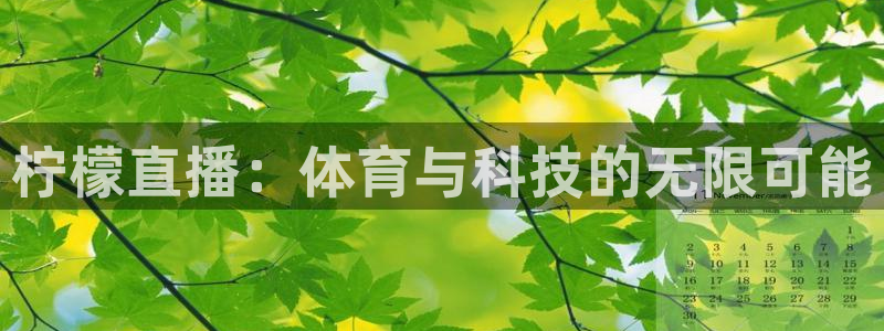 柠檬直播：体育与科技的无限可能